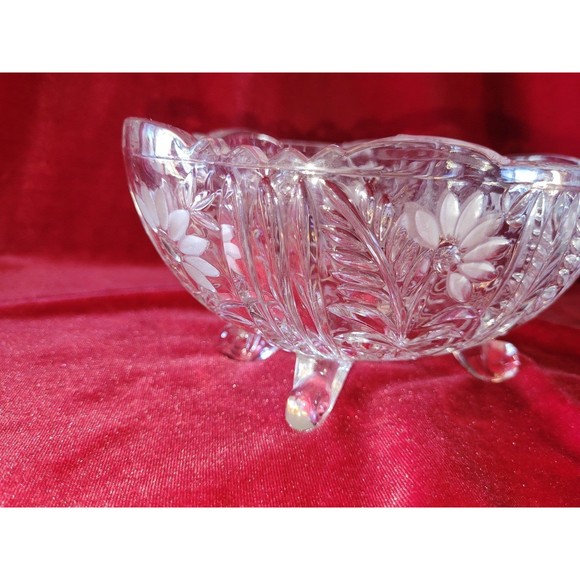 Vintage lead crystal candy dish - Picture 4 of 8